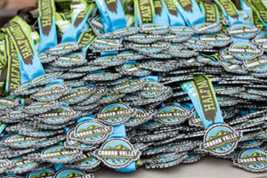 Finisher Medals for the Inaugural Canaan Valley Half Marathon and 10k