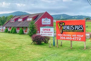 Venus Pies and Breakfast Nook Restaurant Canaan Valley West Virginia