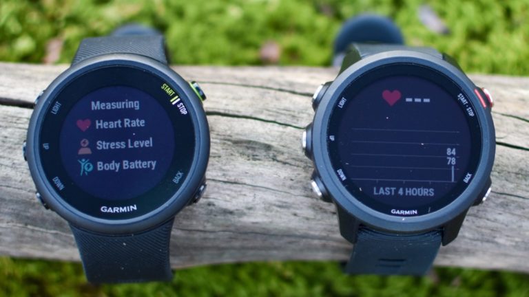 Garmin Forerunner 45 vs 245 Fitness Features