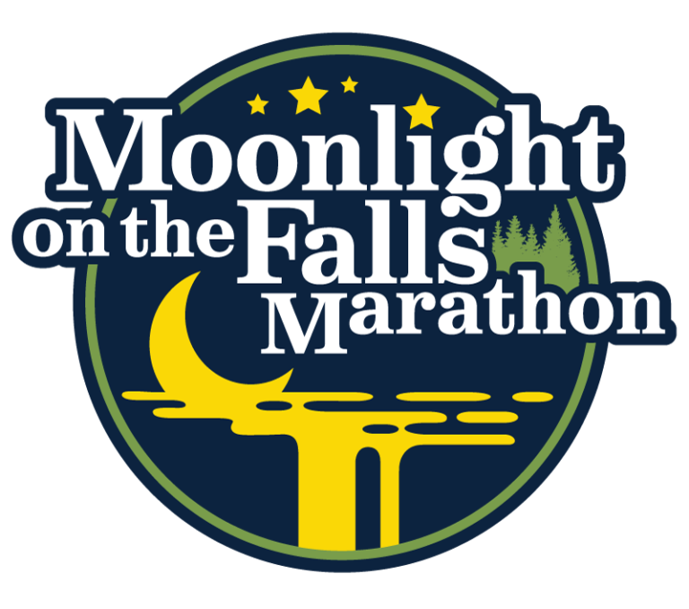 Moonlight on the Falls Marathon Logo