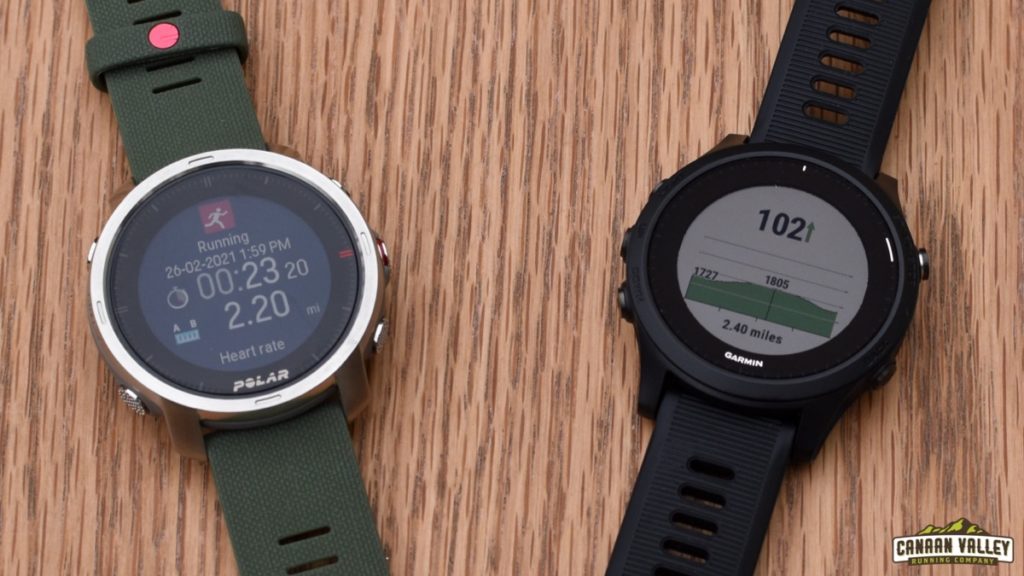 polar grit x vs garmin forerunner 245